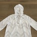 PRANA White Alexia Tunic Hooded Long Sleeve Lace Up Coverup Swim Dress Size XS