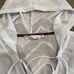 PRANA White Alexia Tunic Hooded Long Sleeve Lace Up Coverup Swim Dress Size XS