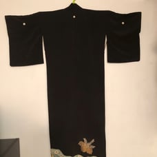 Vintage Kimono Tomesode Black