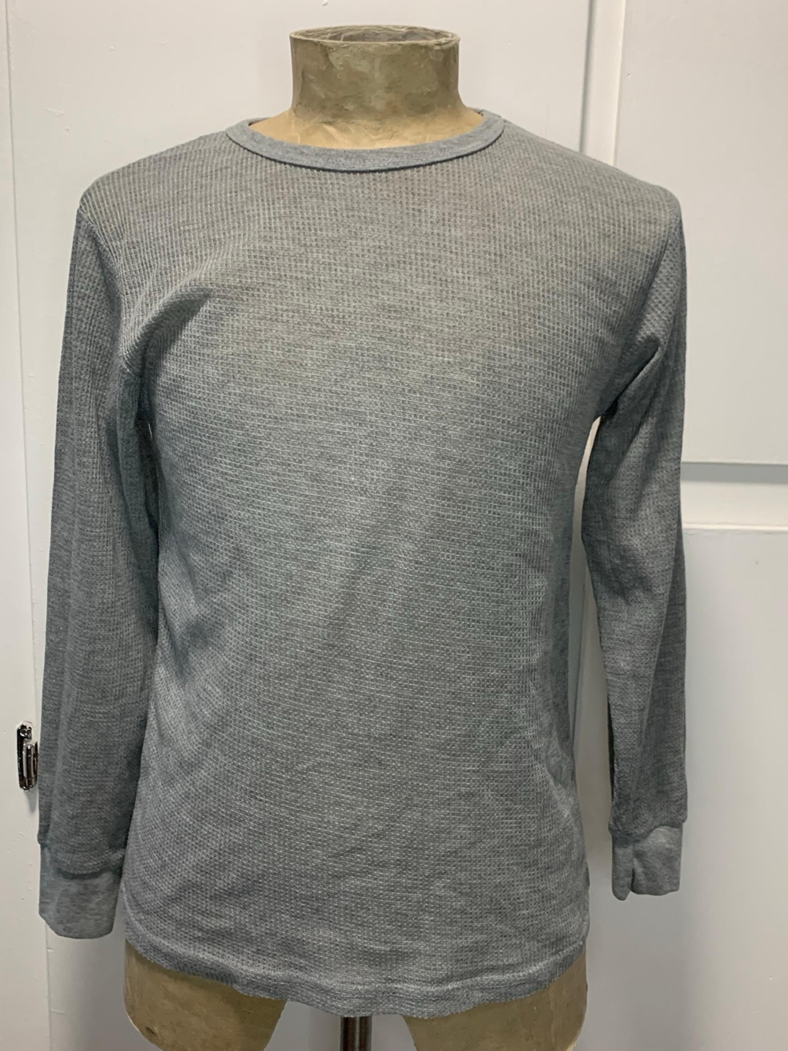 Knoker Men’s Gray Long Sleeve Faffle Thermal. Sz. M