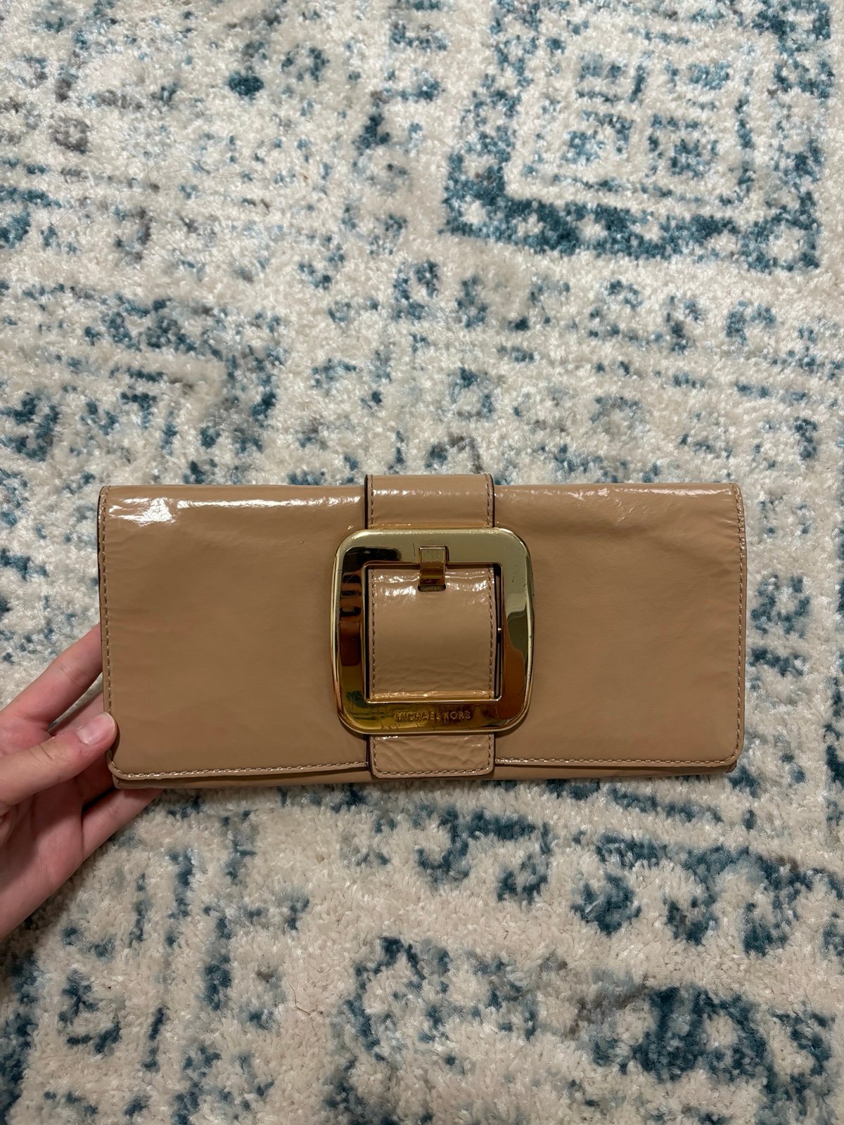 Michael Kors Patent Leather Clutch