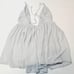 Michael Costello x REVOLE Etta Mini Wrap Dress in Baby Blue XS