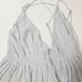 Michael Costello x REVOLE Etta Mini Wrap Dress in Baby Blue XS