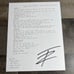 Thomas Rhett Where We Started signed autographed cd box set lyric sheet