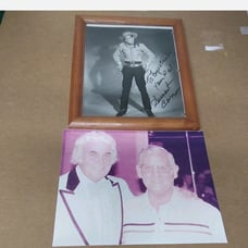 Sunset Carson Hand Signed Promo & Candid 8x10 from Memphis Film Festival