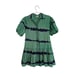 WKND WYFR Frock It Dress Mini Drop Waist Puff Sleeve Preppy Tie Dye Green Blue S