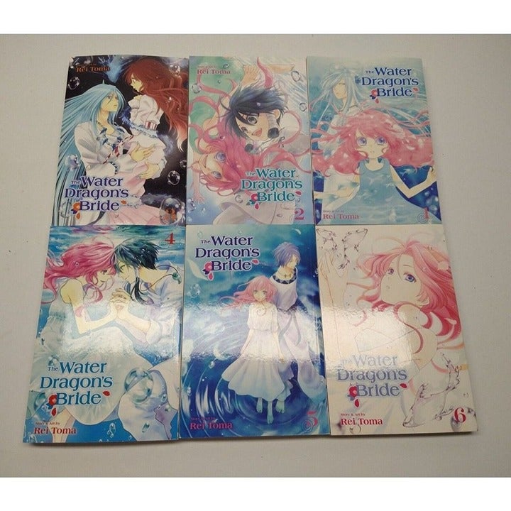 THE WATER DRAGON'S BRIDE Manga Books- REI TOMA VOLUMES 1-6 Shojo Beat/VIZ Media