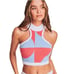 SER.O.YA Revolve Knit Bodycon Crop Top Blue Coral M Festival Rave Beach Party