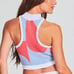 SER.O.YA Revolve Knit Bodycon Crop Top Blue Coral M Festival Rave Beach Party