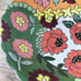 3 Season Flower Handmade, Hand Painted Pottery Stoneware