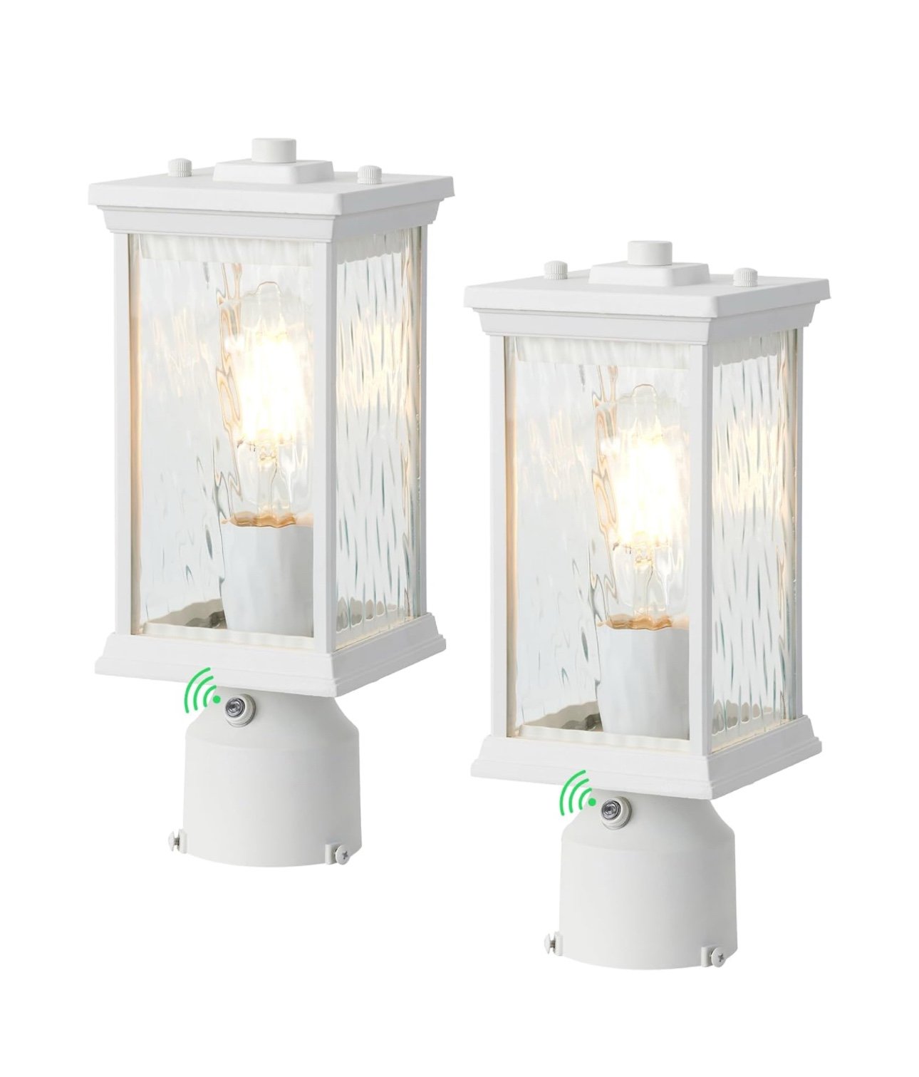 New! Hopejoy Dusk To Dawn Outdoor Post Lights 2Pack