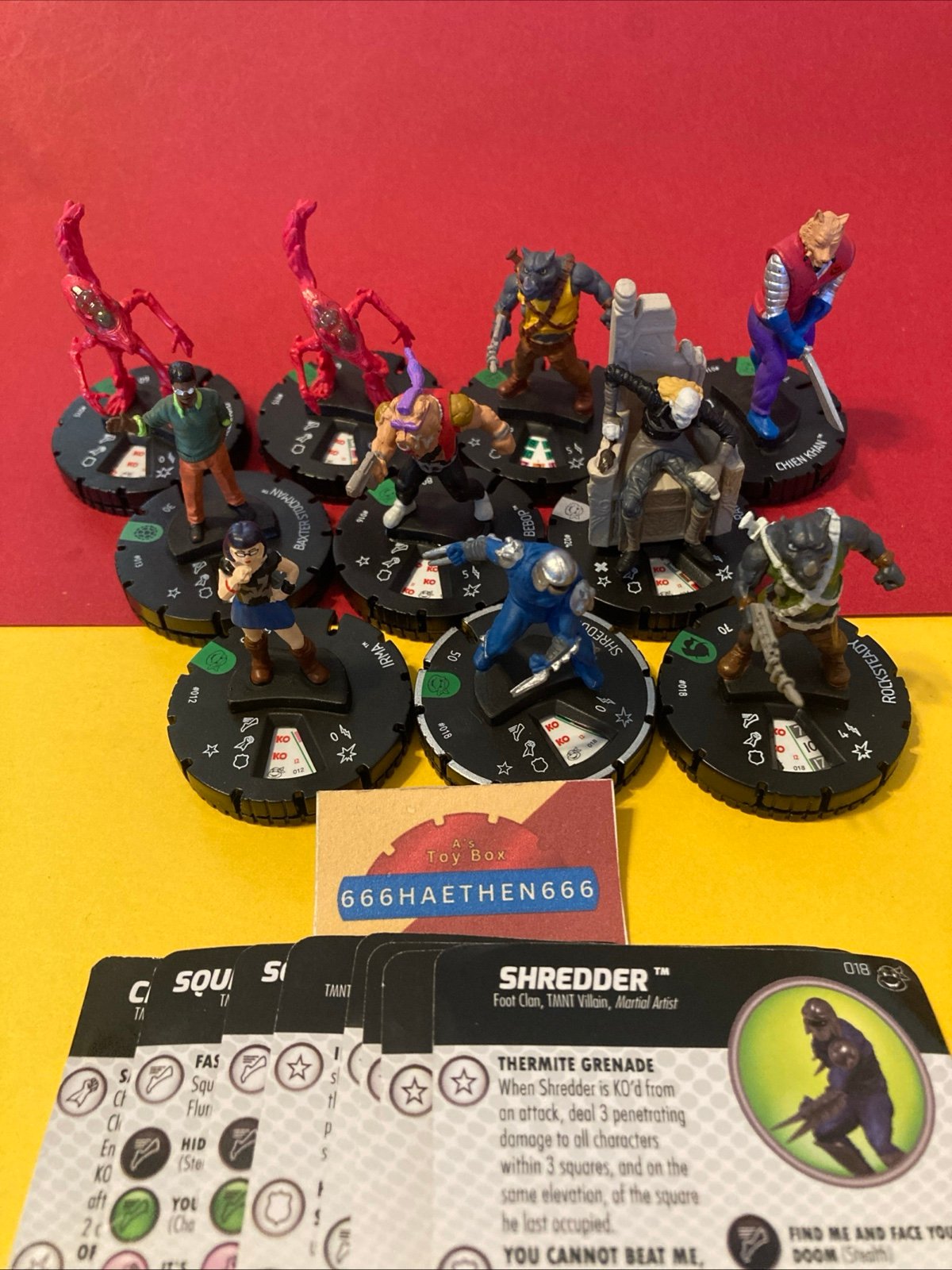 Heroclix - TMNT Villains Lot