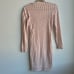 Alexander Wang Long Sleeve Street Style Pink Perforated Mini Dress Size XS