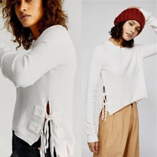 Free People 68 FP One Cropped Interlaken Top Size Small