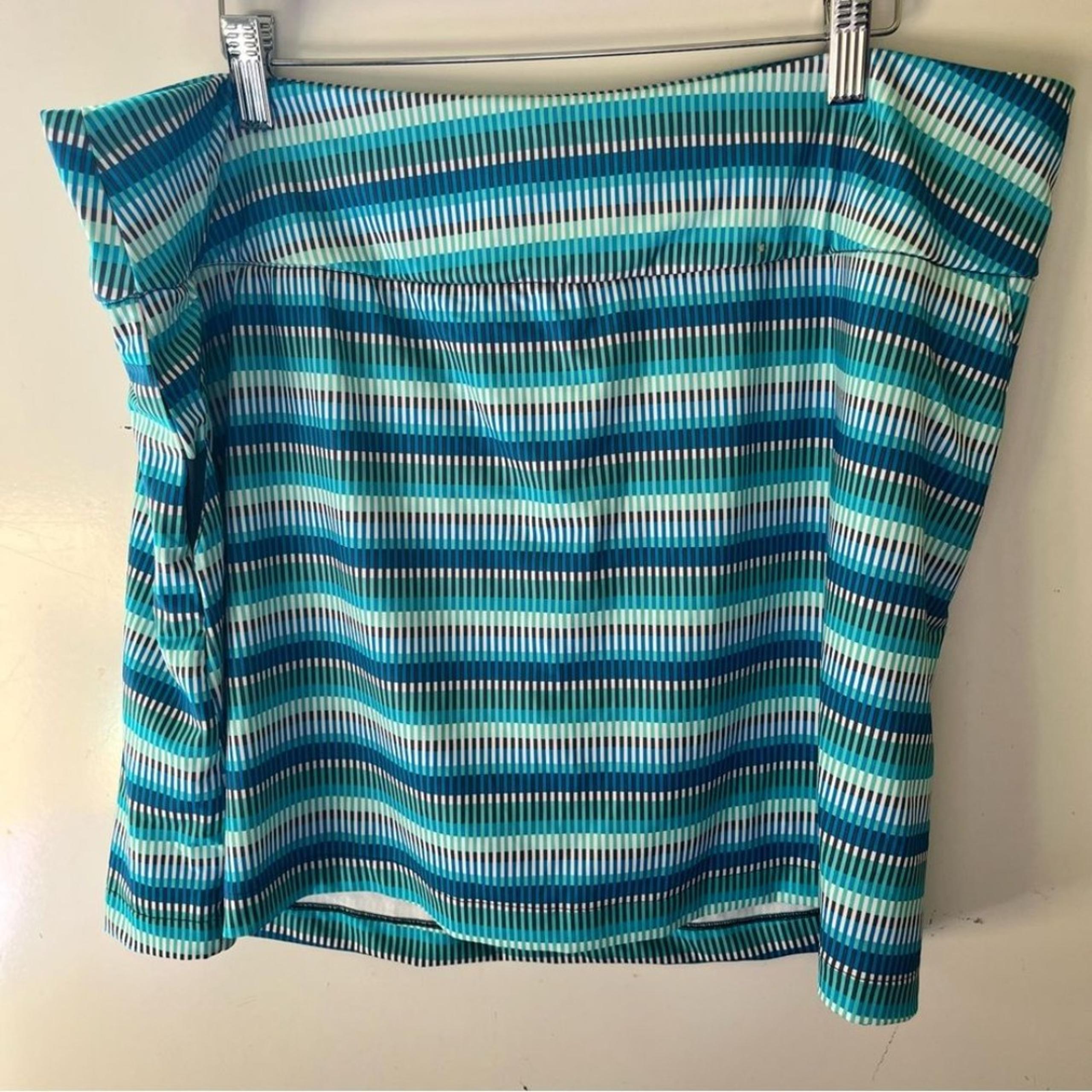 woman's Adidas Mini Skirt in Blue and Black