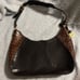 Brahmin brown and black shoulder bag