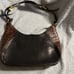Brahmin brown and black shoulder bag