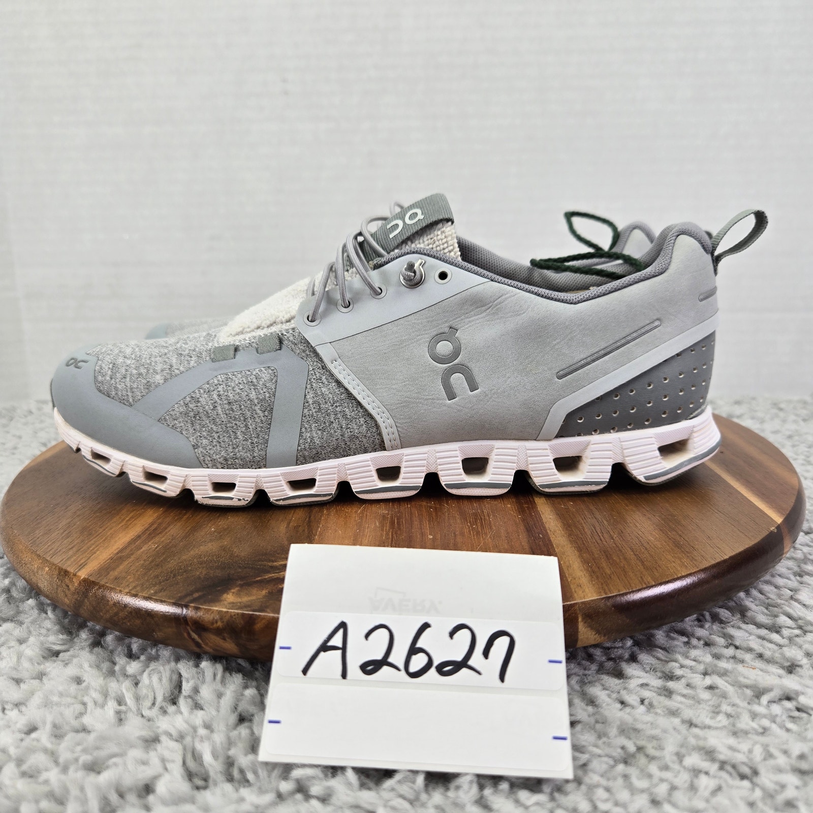 On Running Cloud 5 Terry Grey Athletic Casual Gym Daily Running Shoe Womens 9.5