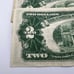 10 Receive ten United States Notes 2 two dollar 1953 series A B C