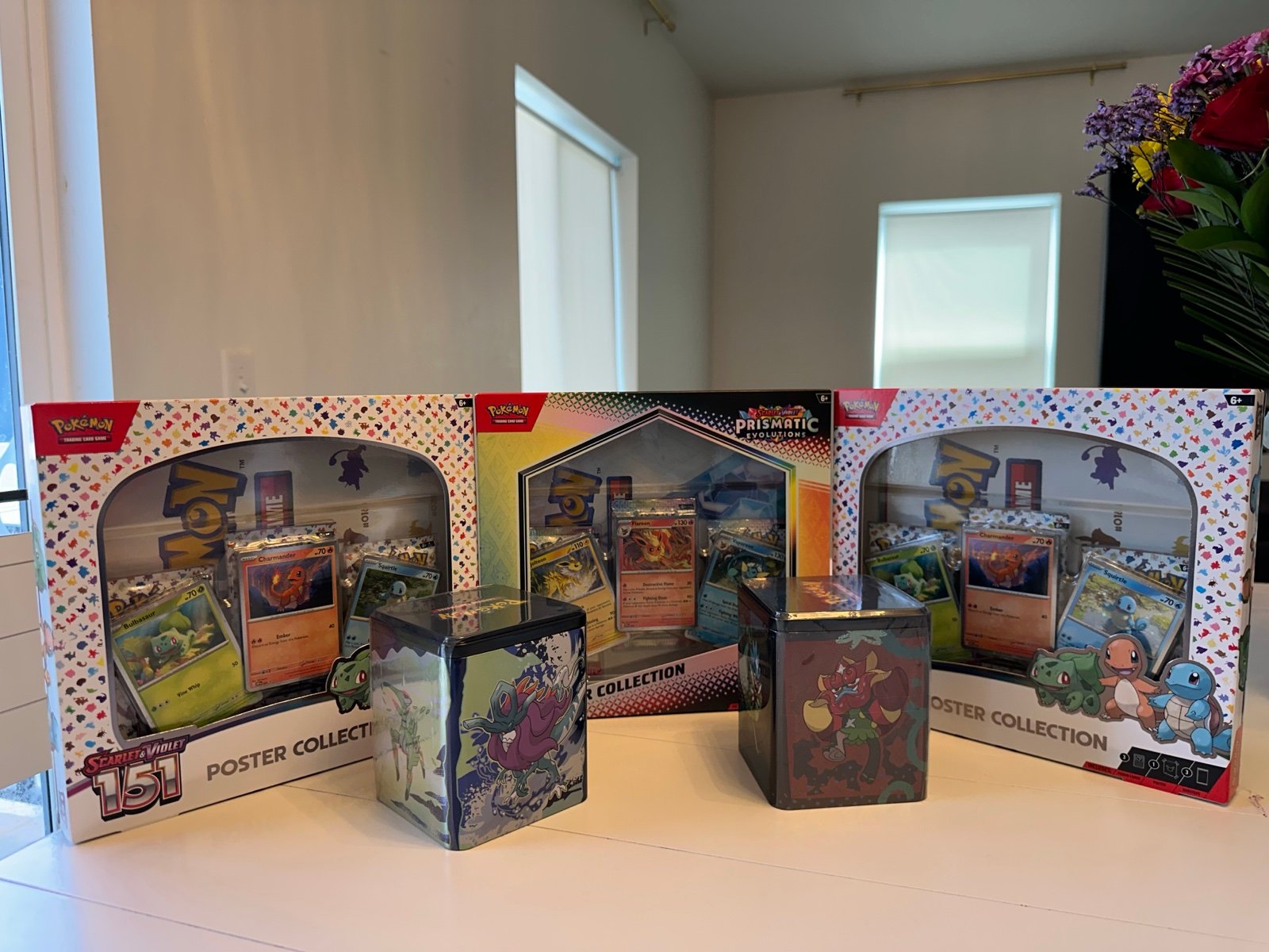 Pokemon Prismatic, 151 and tins