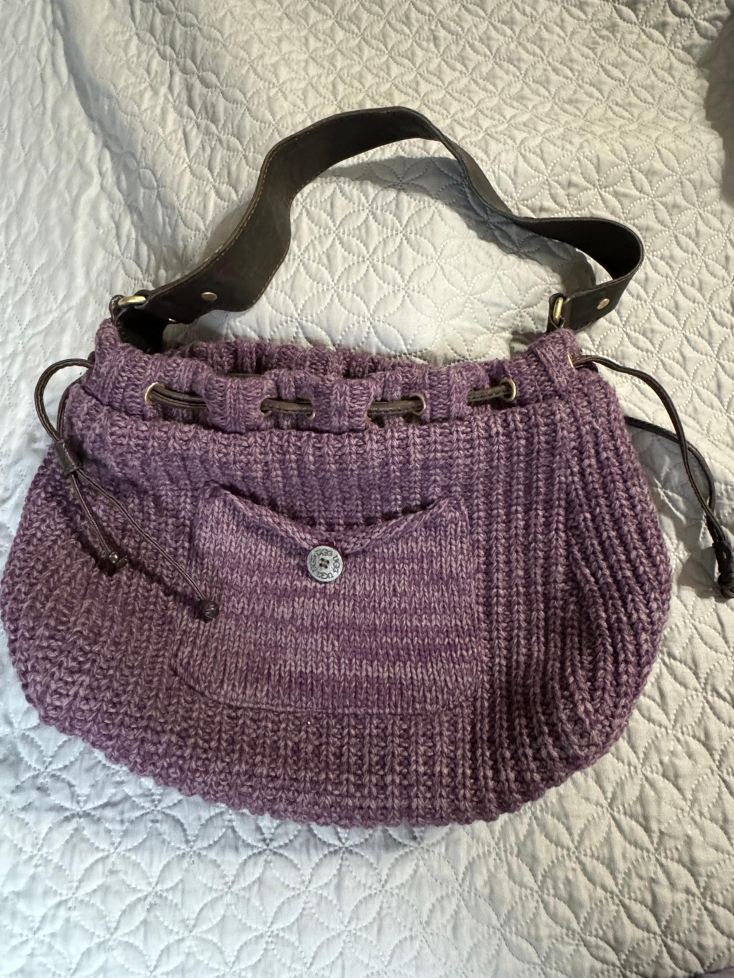 UGG Wool Knit Shoulder Bag