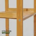 Bamboo Shoe Rack Organizer with Handles, Adjustable 3-Tier Shoe Shelf