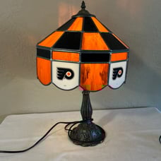 Philadelphia Flyers Stain-glass Lamp