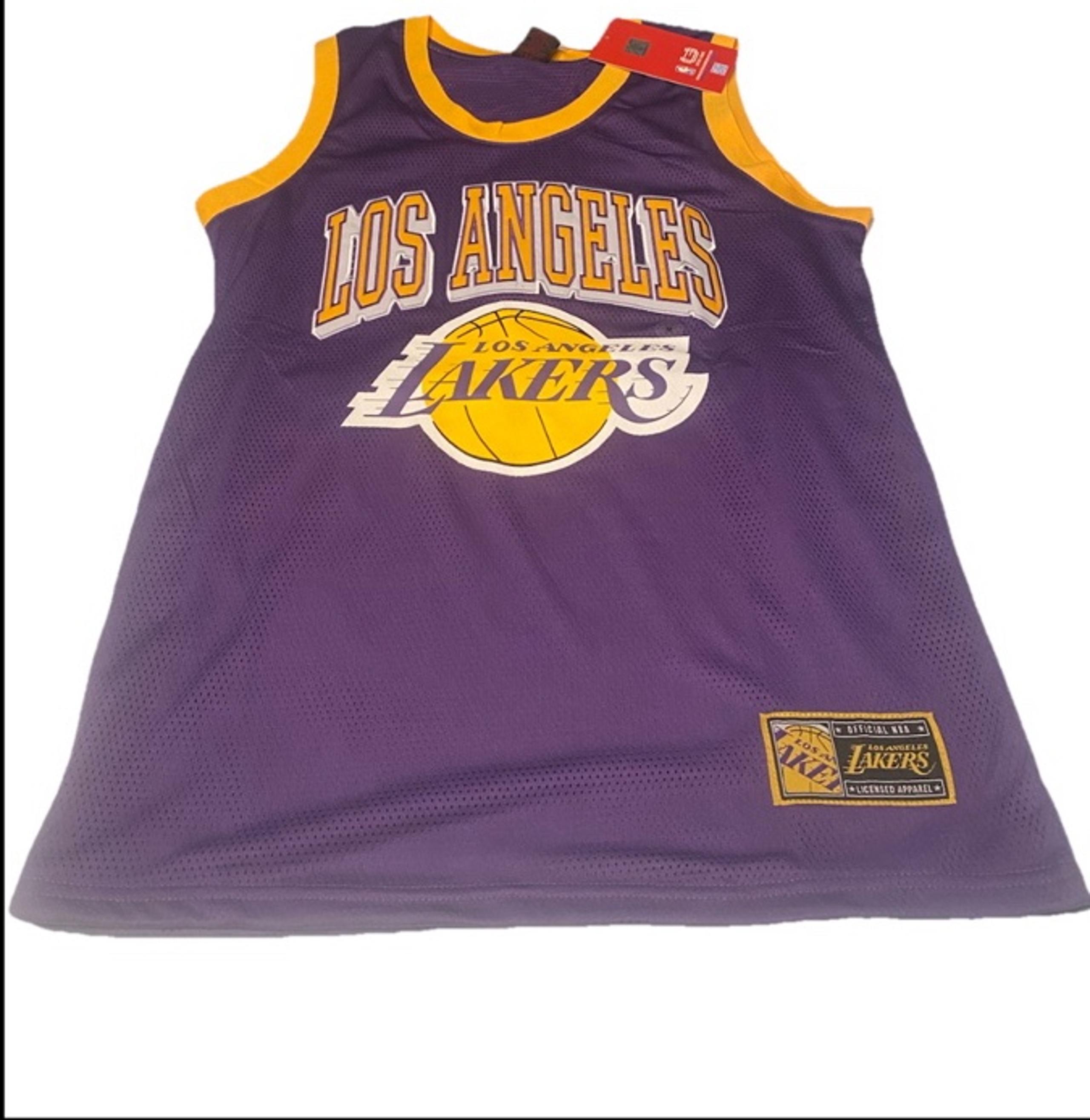 NBA Lakers Jersey Men's Medium Purple Sleeveless