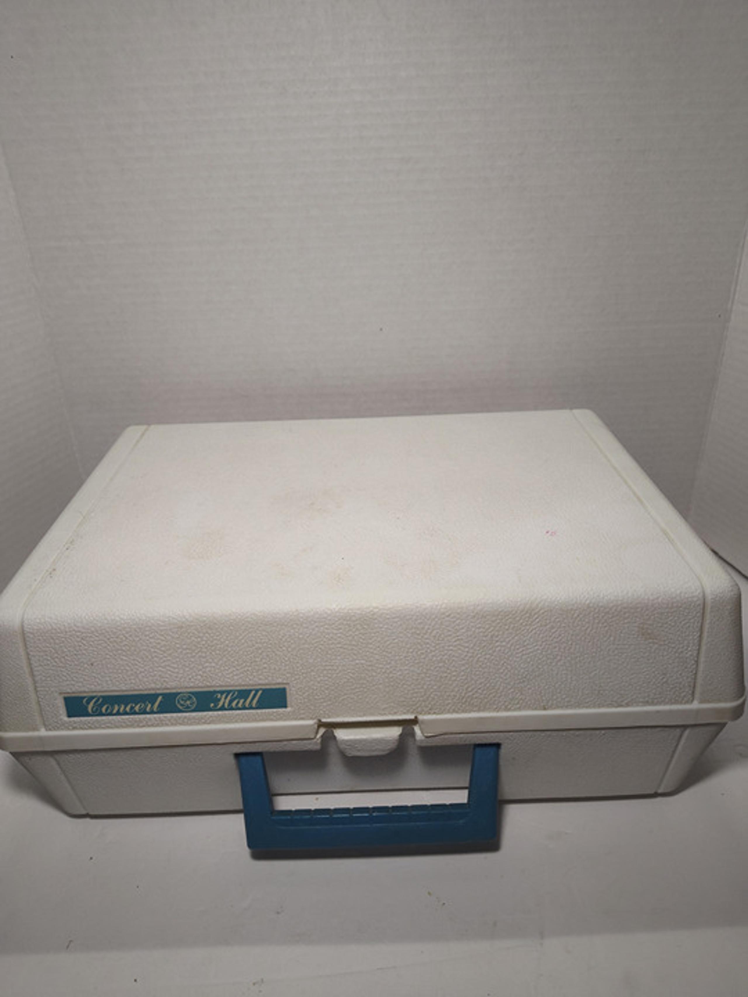 VTG 211B General Electric Concert Hall Portable Record Player Works! 33/45 RPM