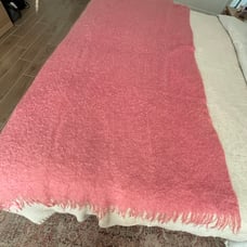 100% Mohair throw blanket by Andrew Stewart