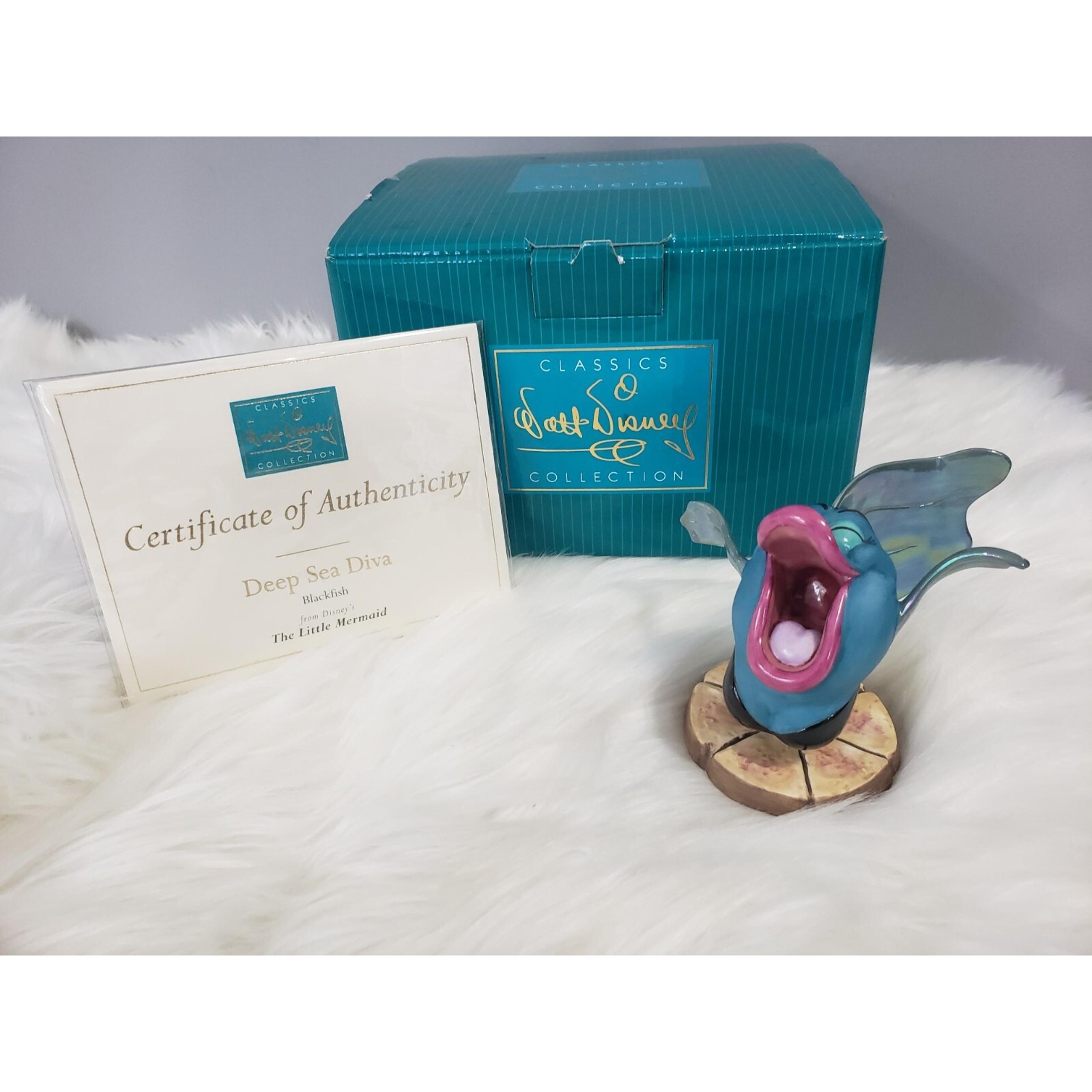 WDCC The Little Mermaid "Deep Sea Diva" Blackfish With box and COA