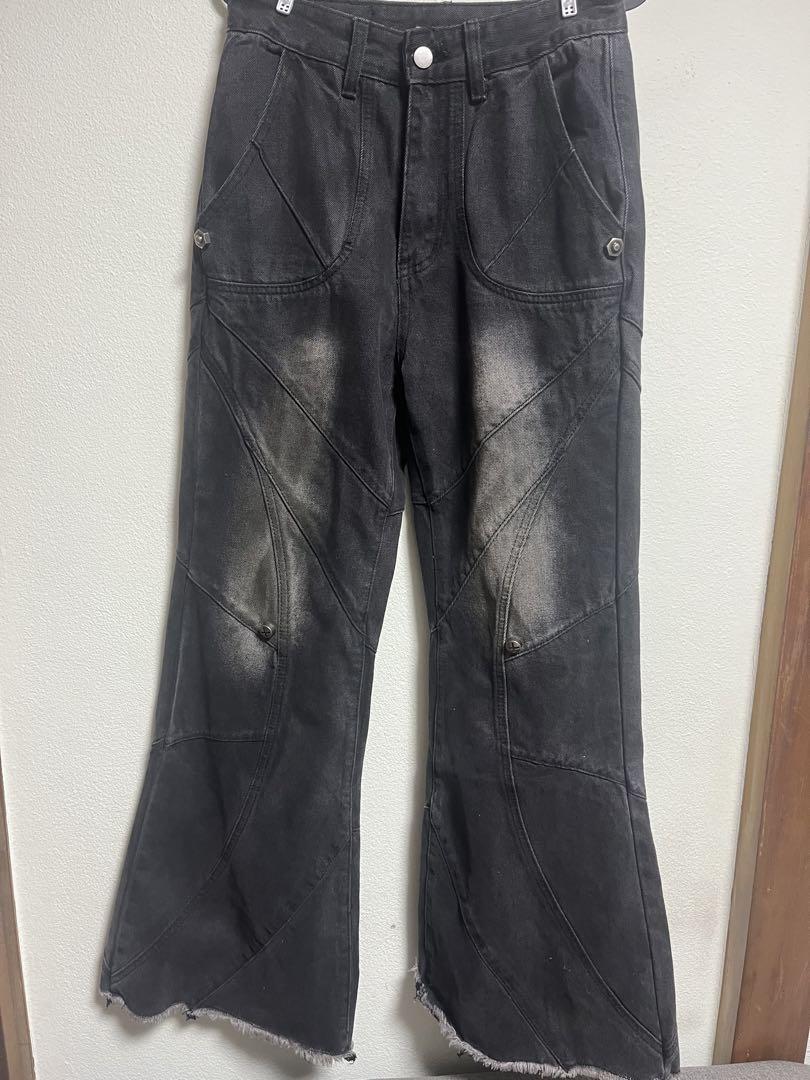 Flare denim pants y2k