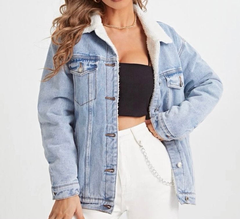 Sherpa Denim Jacket