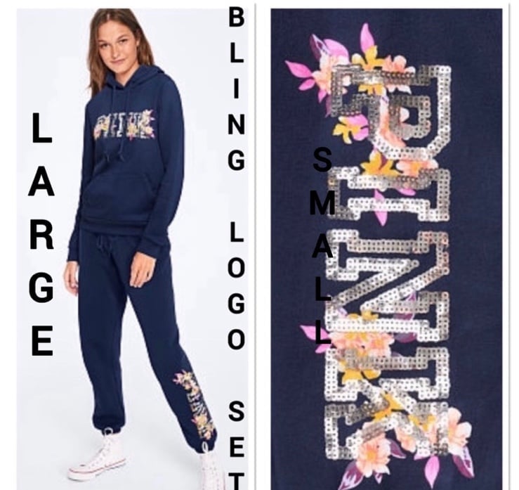 NWT VS PINK LARGE BLING SET