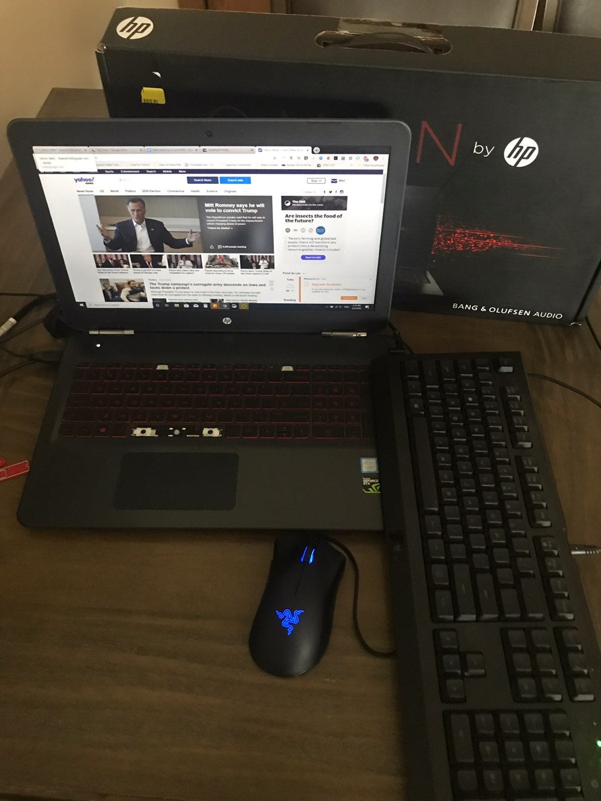 HP Omen 15.6 Gaming Laptop i7 GTX 1050t