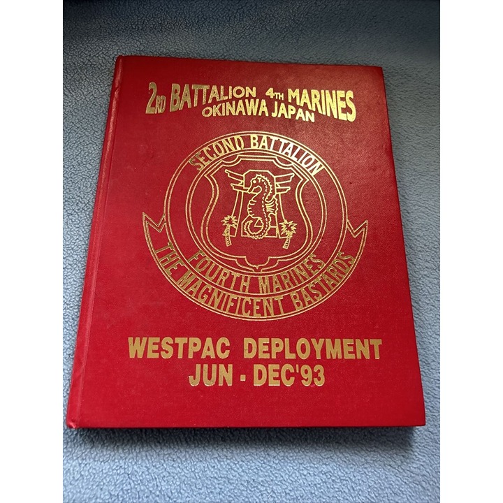 2d Battalion 4th Marines Magnificent Bastards 1993 Cruise Book Log Cruisebook
