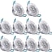 10 Pack 110V 3W Dimmable LED Recessed Ceiling Light Downlight Cool White 100Lm/w