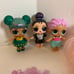 Lol Surprise Lot~14 Dolls & Accessories Hair vibes & Glitter Glam MGA Dolls