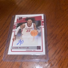 John Petty Jr rated rookie pink autograph 2021 mint condition