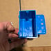 50X Carlon Work Electrical Switch and Outlet Boxes w/ Bracket PVC Blue 1-Gang