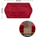 COSY HOMEER Extra Thick Bath Rug- Anti-Slip Bath Mat Soft Plush Red 24x32'