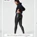 NWT Spanx Faux Leather Leggings size Medium in Black