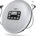 HOTT CD611T Gray Portable Bluetooth CD Player