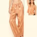 Victoria’s Secret Luxe Copper Leaf Satin Cami & Wide Leg Pajamas Set Size Small
