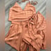 Victoria’s Secret Luxe Copper Leaf Satin Cami & Wide Leg Pajamas Set Size Small