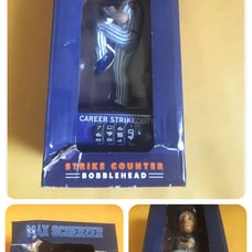 Damaged Box 2022 Mets Max Scherzer Strikeout Counter Bobblehead SGA New York NY