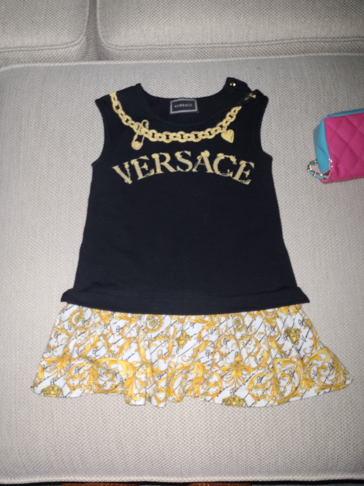 Versace dress authentic 24 months 2t kids toddler