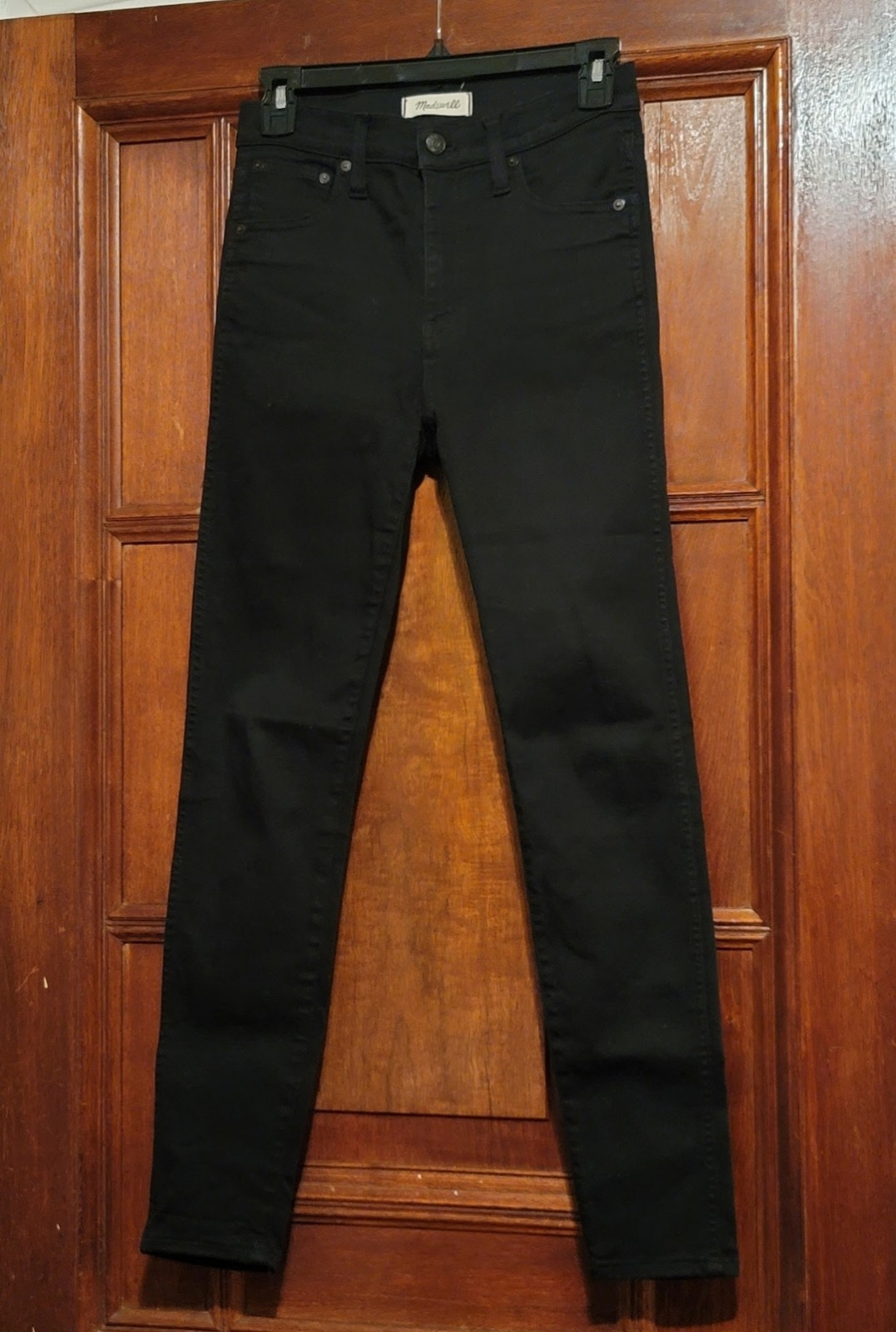 Madewell 10 High Riser Skinny Skinny Black Jeans Size 26