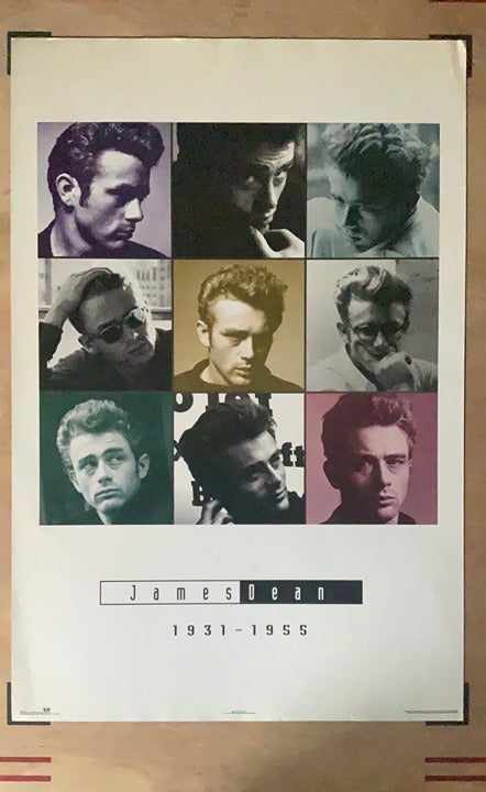 James Dean Vintage 1982 Tribute Poster 24 x 36