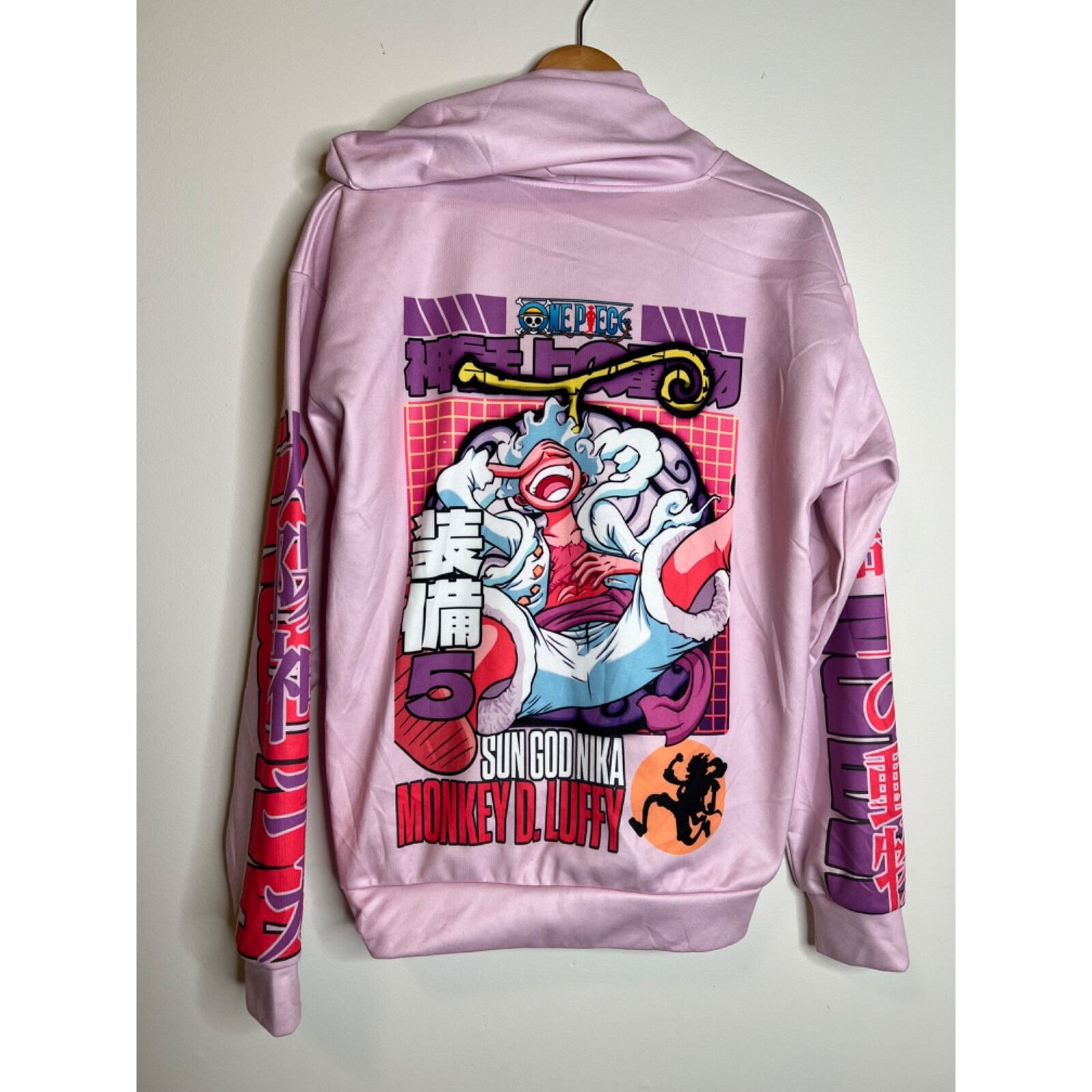 Anime Bape Monkey D Luffy V5 Zip Hoodie Jacket Size Medium NWOT